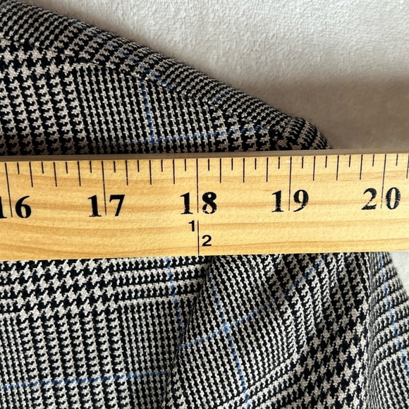 Brooks Brothers Madison 41R 100% Wool Saxxon Plaid Blazer BB Buttons Sport Coat - Picture 10 of 13